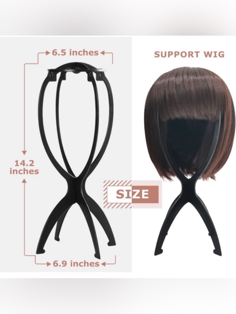 NWT ! Dream Lover Wig Stand *  3 Pack 14.2”